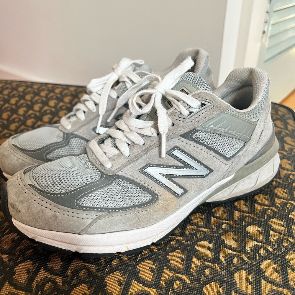 New Balance Gray and White Women's Sneakers